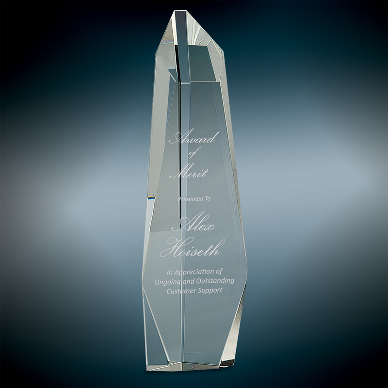 Faceted Crystal Award