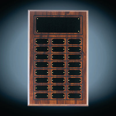 Cherry Finish Perpetual Plaques with Outline