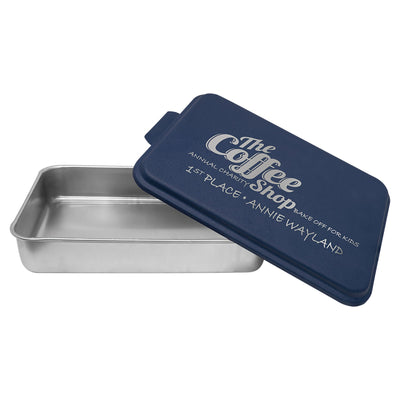 Personalized Cake Pan with Lid