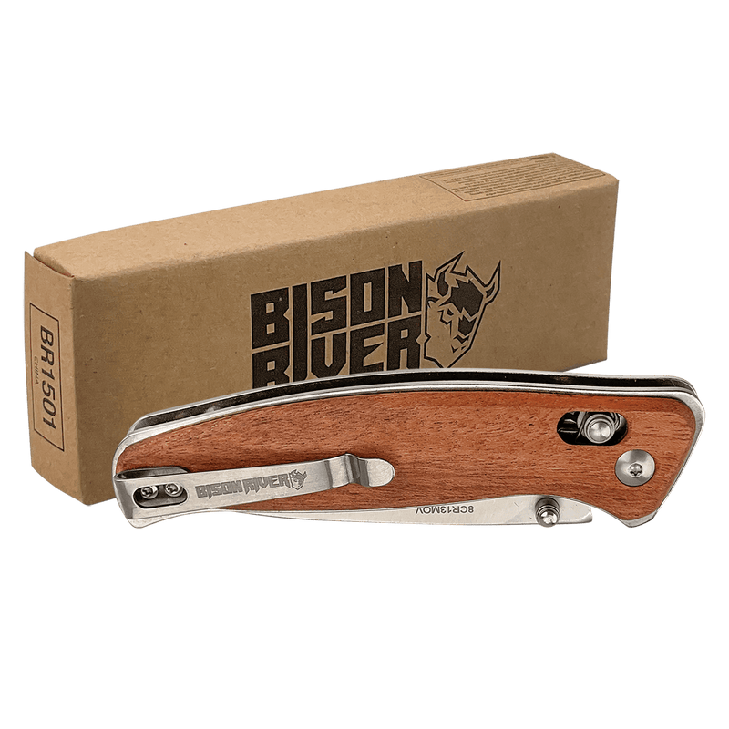 4.5" Bolt & Quarrel Club Branded Button Lock Folding Knives