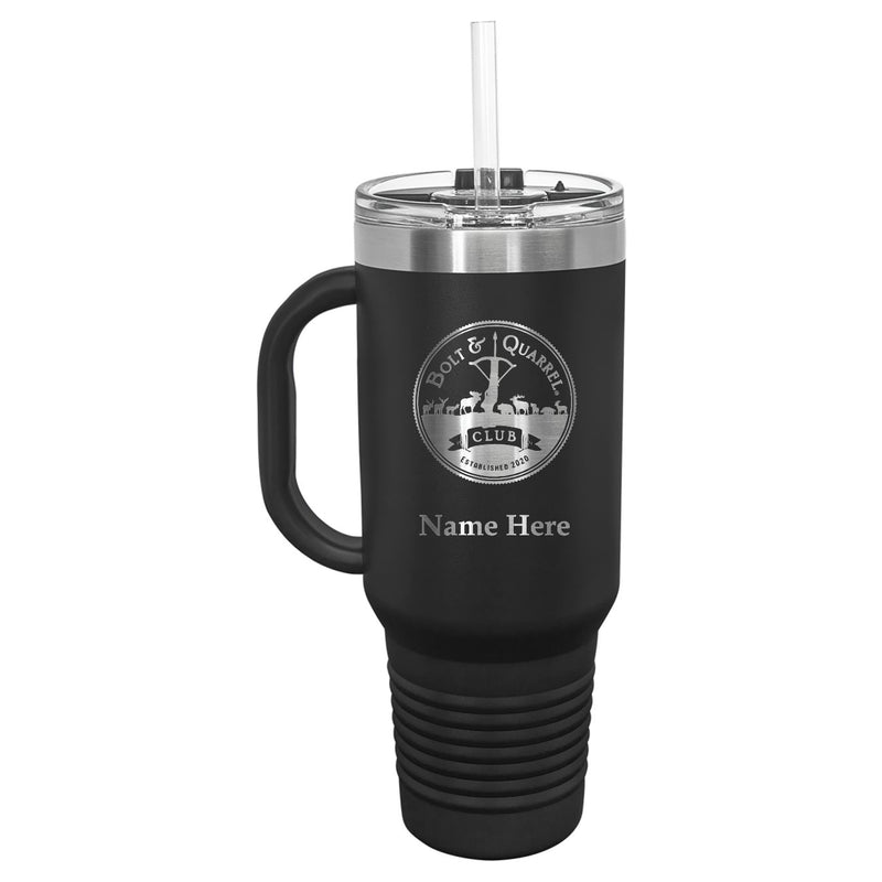 40 oz. Polar Camel Travel Mug w/Handle & Straw