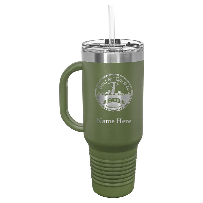 40 oz. Polar Camel Travel Mug w/Handle & Straw