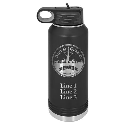 Water Bottle w/Flip Top Lid