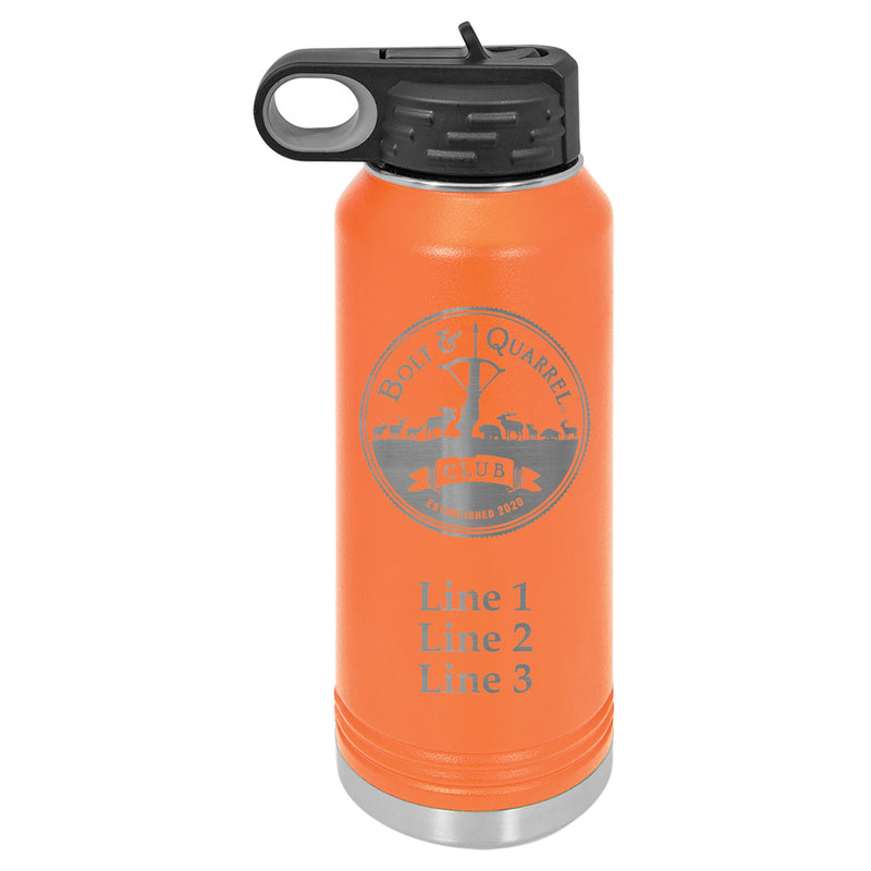 Water Bottle w/Flip Top Lid