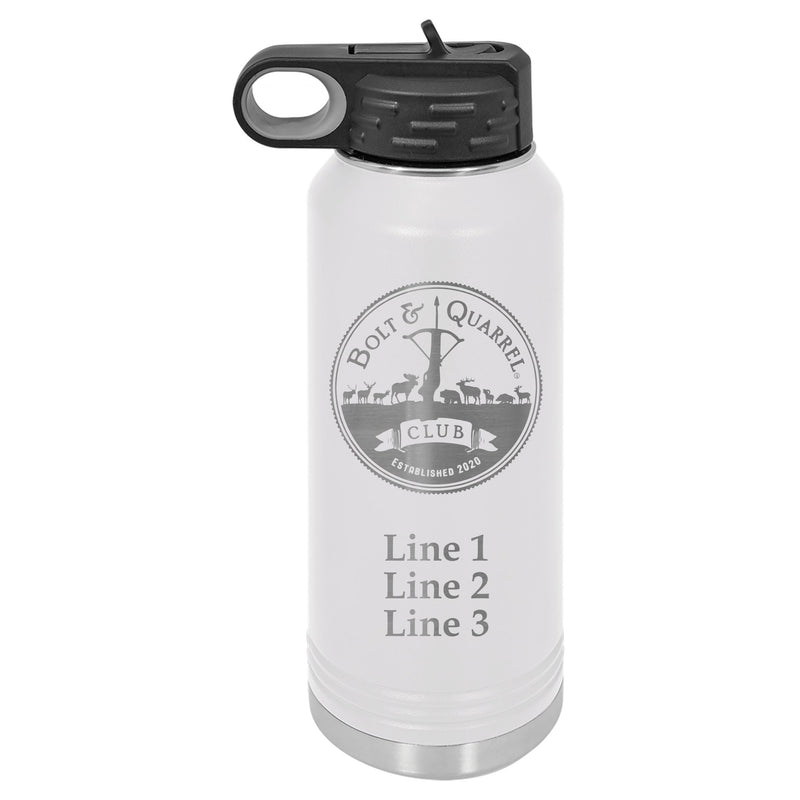 Water Bottle w/Flip Top Lid