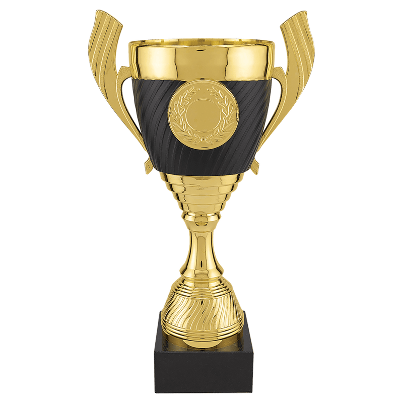 Completed Plastic Cup Trophy with Black Marble Base