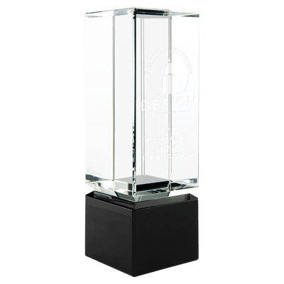 Clear Crystal Block Award