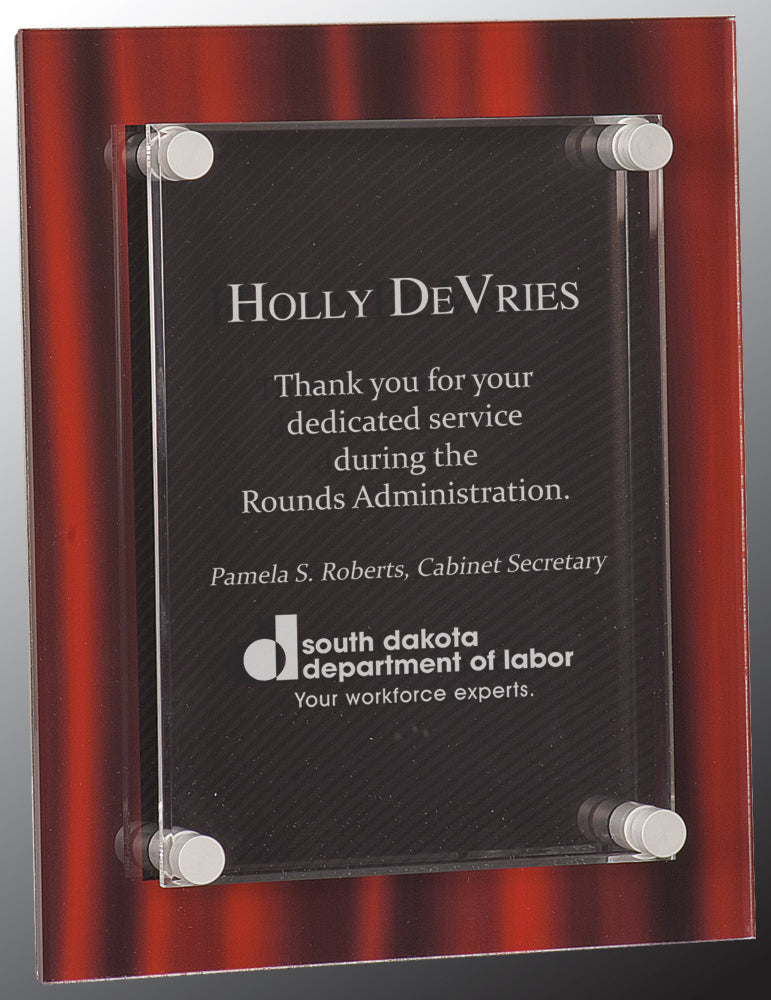 Stand-Off Acrylic Plaque
