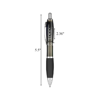 Click Action Plastic Satin Pen