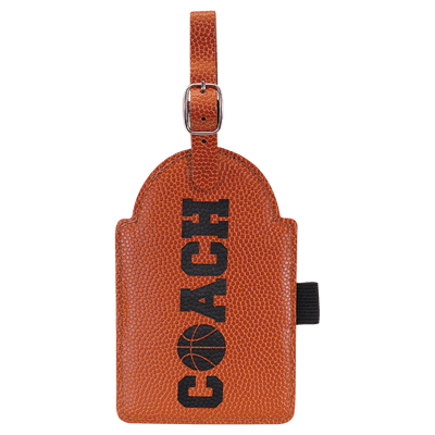 Leatherette Golf Bag Tag with 3 Wooden Tees