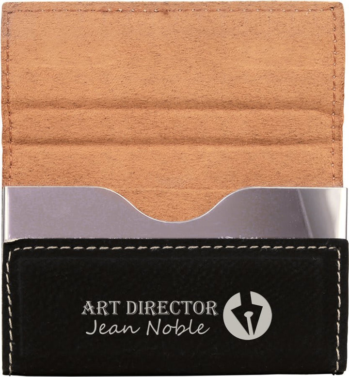 L GEAR SOLID TRADING CARD bronze 12枚 Personalized Leatherette Hard Business Card Holder – JD's House of