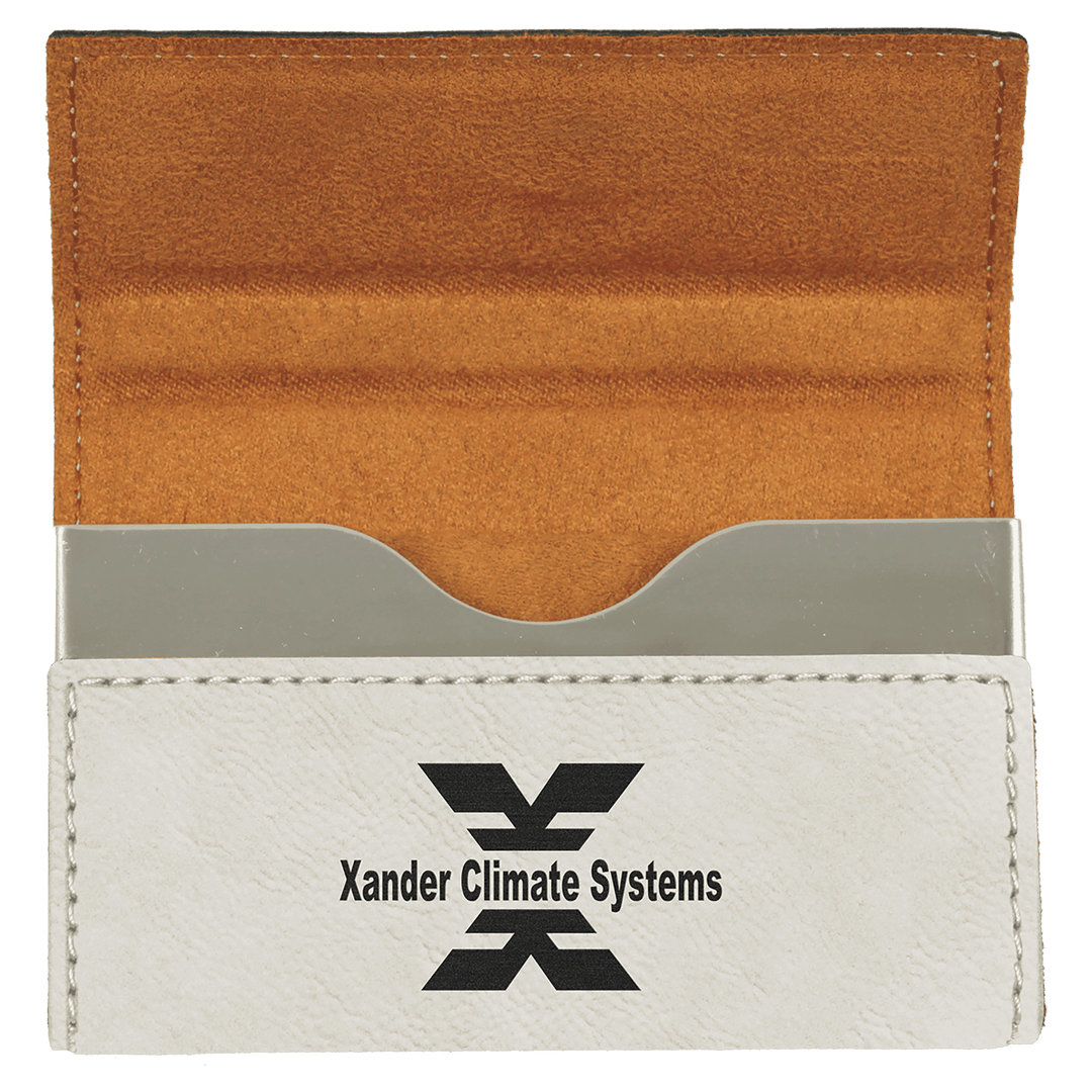 Personalized Leatherette Hard Business Card Holder – JD's House of