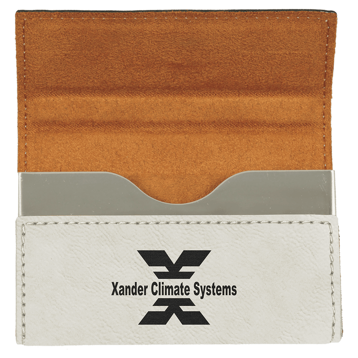 Personalized Leatherette Hard Business Card Holder – JD's House of
