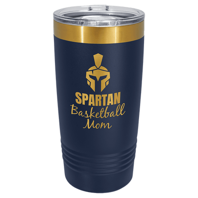 20 oz. Gold ION-Plated Travel Mugs w/Slider Lid