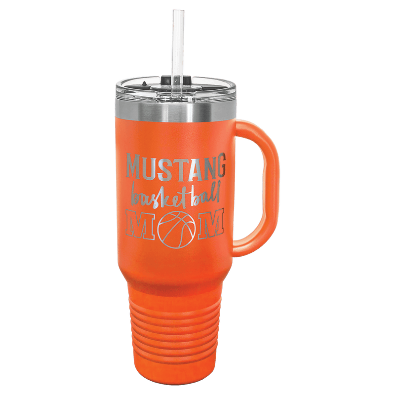 40 oz. Polar Camel Travel Mug w/Handle & Straw