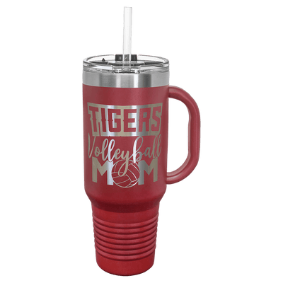 40 oz. Polar Camel Travel Mug w/Handle & Straw