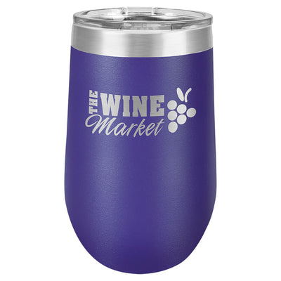 16 oz. Stemless Wine Tumbler w/Lid