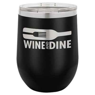 12 oz. Stemless Wine Tumbler w/Lid