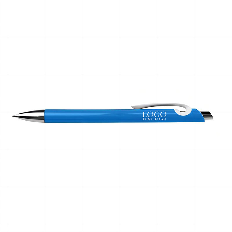 Solid Plastic Ballpoint Click Pen