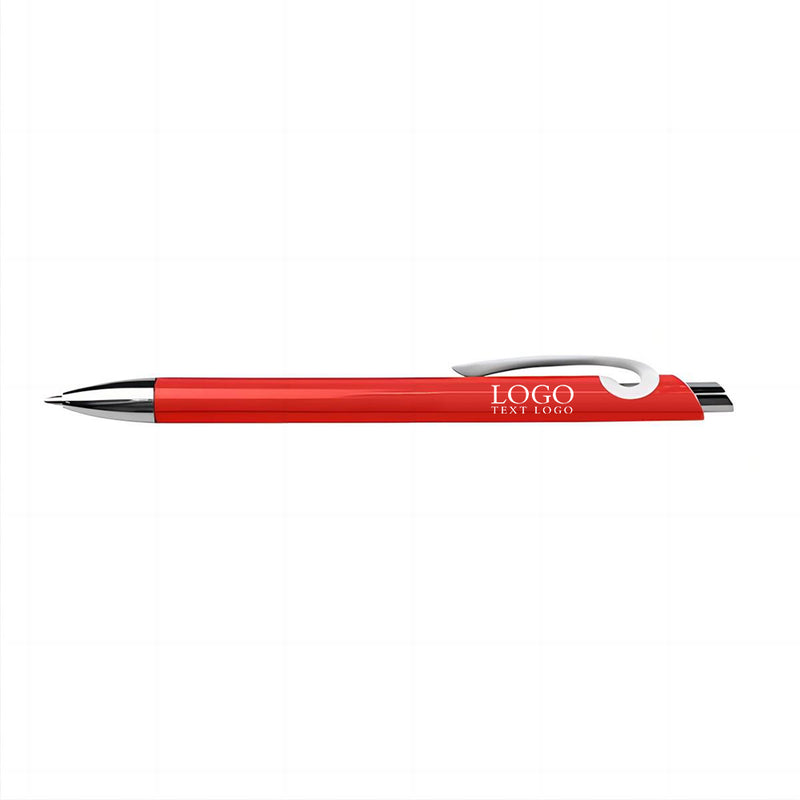 Solid Plastic Ballpoint Click Pen