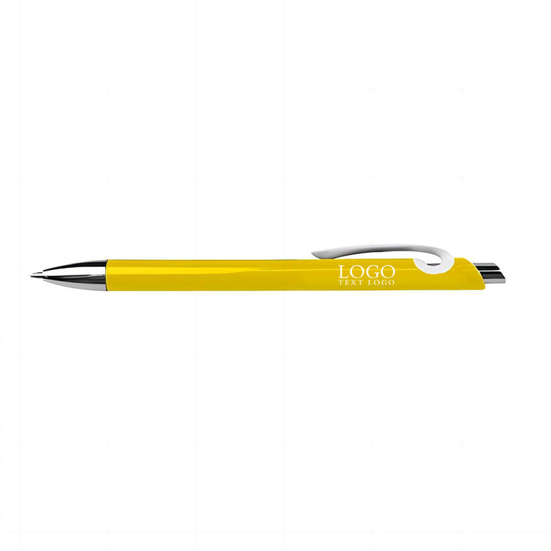 Solid Plastic Ballpoint Click Pen