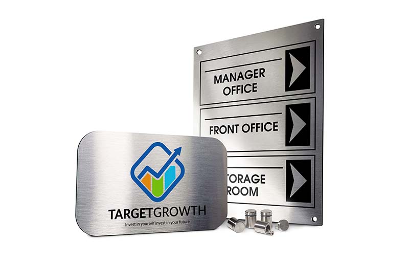 Custom Stainless Steel Office Signage