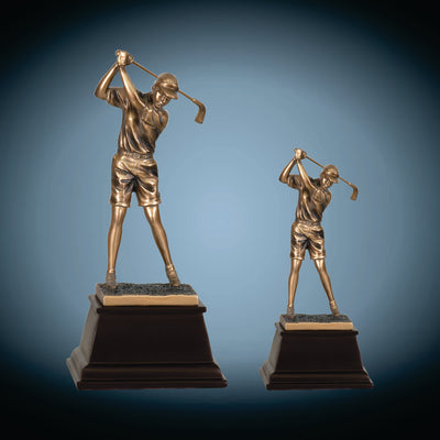 Bronze Golf Resin Award