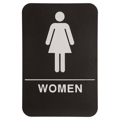 Kota Pro ADA 6" x 9" Women Accessible Restroom Sign