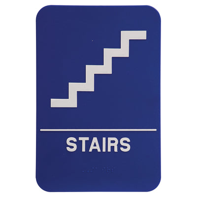 Kota Pro 6" x 9" Stairs ADA Sign
