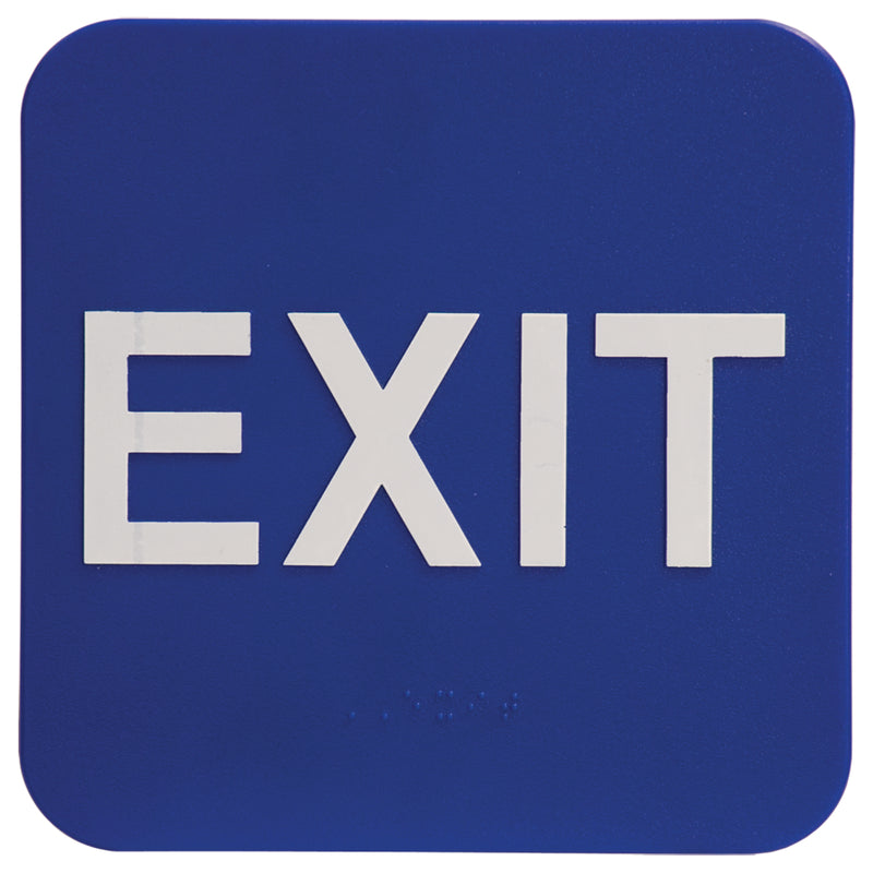Kota Pro 6" x 6" Exit ADA Sign
