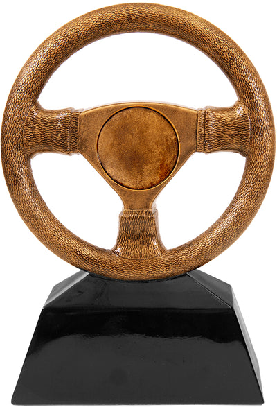 Antique Gold Steering Wheel Resin