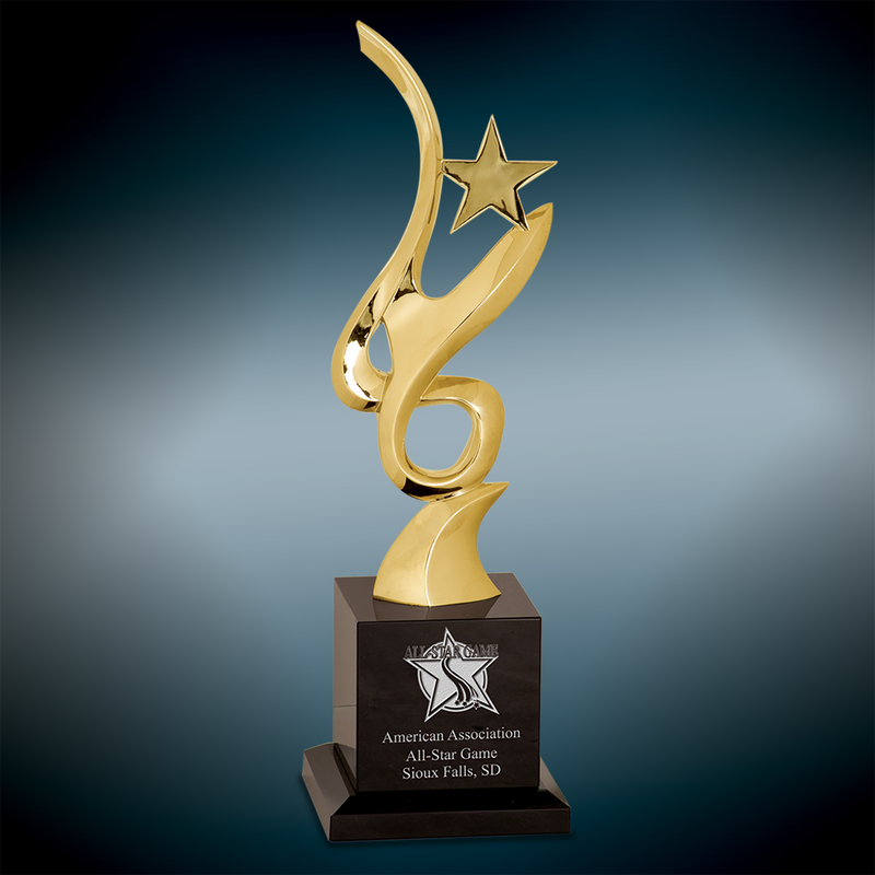 Metal Art Crystal Award