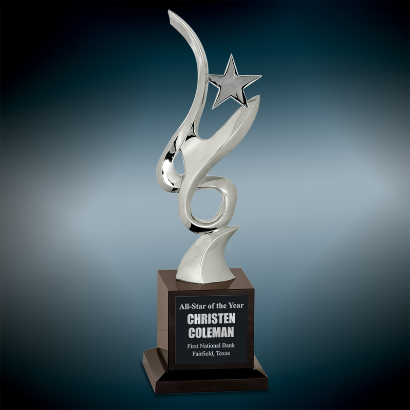 Metal Art Crystal Award