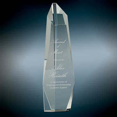Faceted Crystal Award