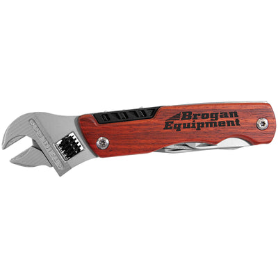 Wrench Multi-Tool with Wood Handle/Pouch