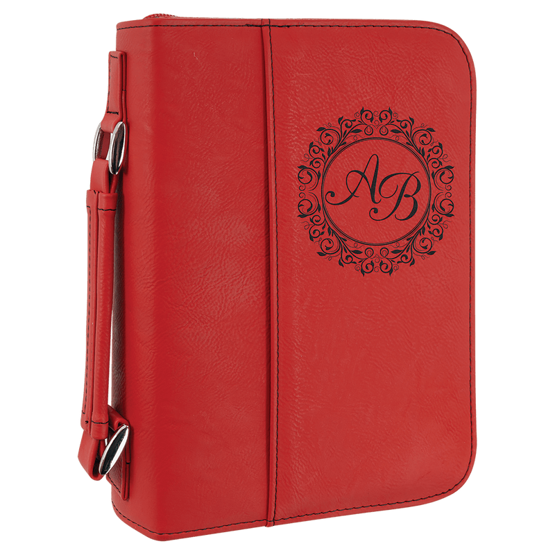 Personalized Book/Bible Cover w/Handle & Zipper