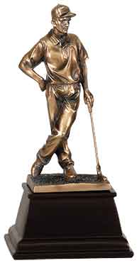 Bronze Golf Resin Award