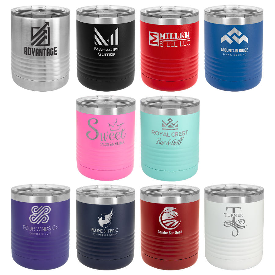 10 oz. Stainless Steel Travel Mug Red