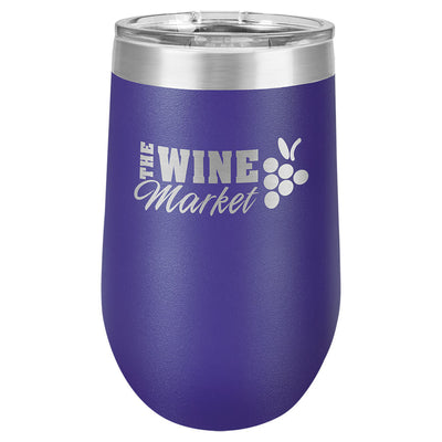 16 oz. Vacuum Insulated Stemless Tumbler w/Lid