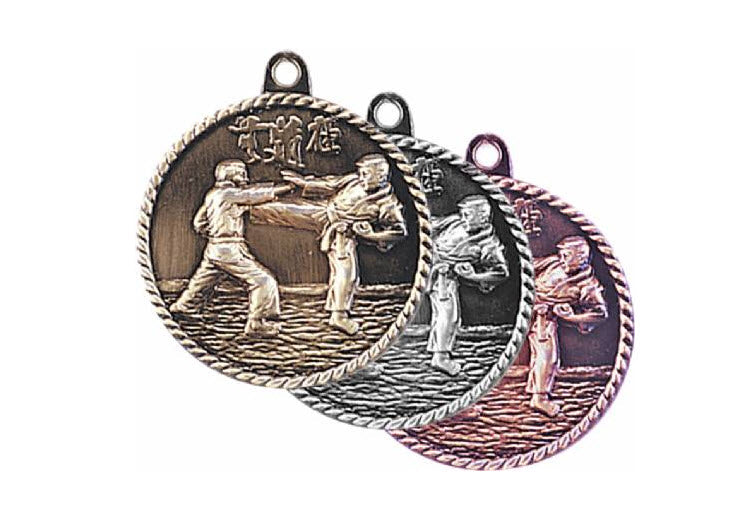 Martial Arts 2" High Relief Medal