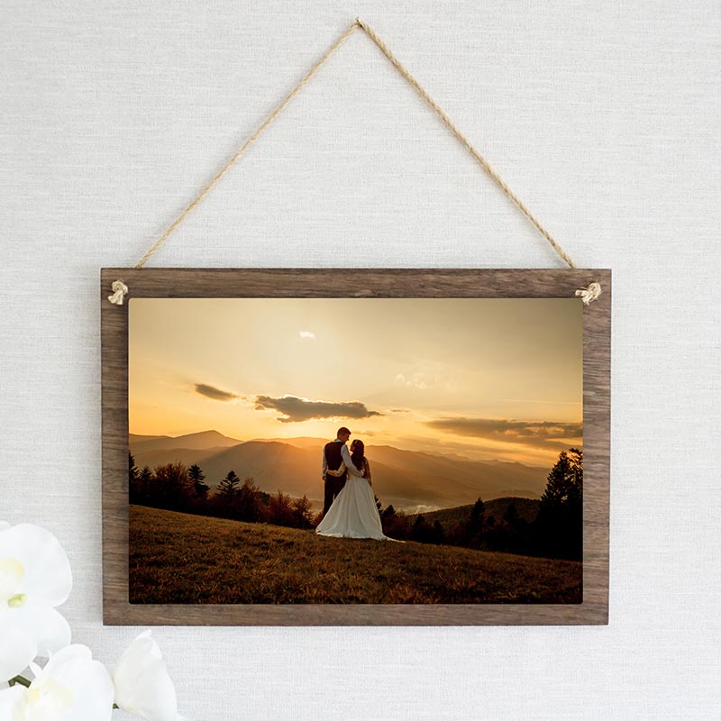 Hanging Wood Photo Panel