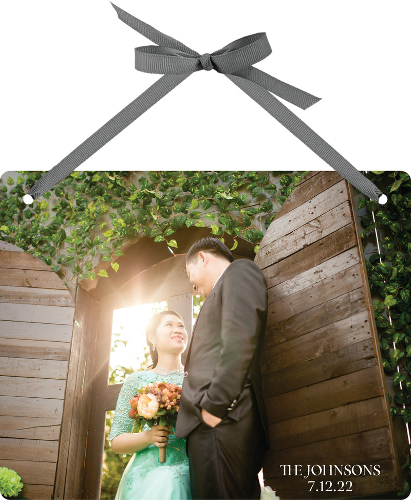 Hardboard Wall Photo Panel w/Ribbon