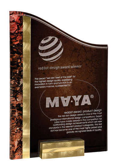 SunRay Acrylic Award with Aluminum Base